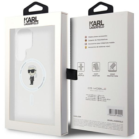 KARL LAGERFELD ETUI HARDCASE POKROWIEC CASE DO SAMSUNG S24 ULTRA DO MAGSAFE