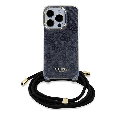 GUESS POKROWIEC CROSSBODY DO IPHONE 15 PRO MAX 6.7 HARDCASE Z WZOREM 4G