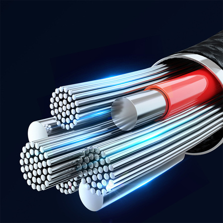Joyroom kabel USB - USB Typ C do ładowania / transmisji danych 3A 1,2m niebieski (S-UC027A12)