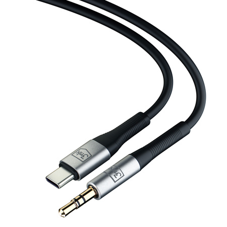 3MK KABEL AUX USB-C JACK 3,5 MM DO TELEFONU IPHONE 12 13 14 15 PRO AUDIO