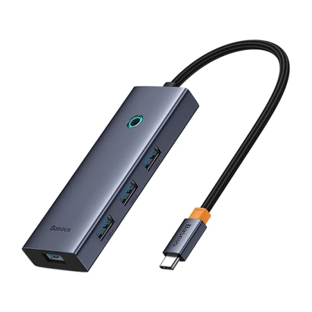Hub BASEUS UltraJoy 5-portowy (szary)