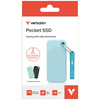 Dysk Zewnętrzny Verbatim Pocket SSD 2TB USB-C 3.2 gen.2 czarny-polarny niebieski 32325