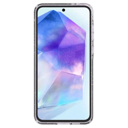 Etui Spigen Liquid Crystal na Samsung Galaxy A55 5G - przezroczysto-brokatowe