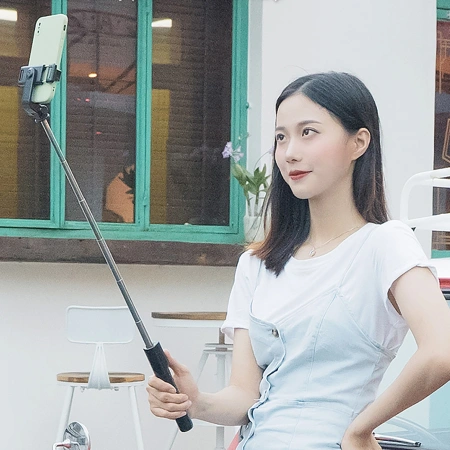HURTEL SELFIE STICK TELESKOPOWY TRIPOD DO TELEFONÓW 0.7M CZARNY KOMPAKTOWY