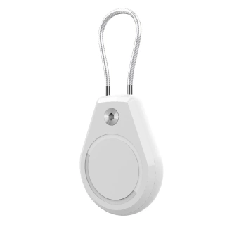 HURTEL ETUI WODOODPORNE NA APPLE AIRTAG ZE STALOWĄ LINKĄ DO AIRTAG 2 SZTUKI