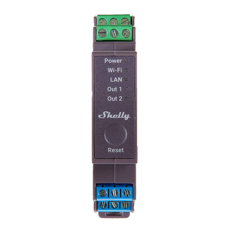 SHELLY PRO 2 PRZEKAŹNIK INTELIGENTNY DO ZARZĄDZANIA SPRZĘTEM ELEKTRONICZNYM