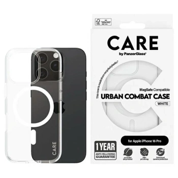 CARE by PanzerGlass Flagship Case iPhone 16 Pro 6.3 czarny/black MagSafe 1346