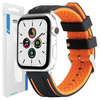 Beline pasek Apple Watch Solid Silicone42/44/45/49mm pomarańczowo-czarny orange/black