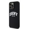 DKNY ETUI HARDCASE LIQUID SILICONE DO IPHONE 15 PRO MAX DO MAGSAFE BIAŁE