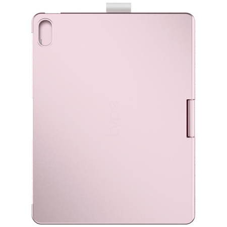 Etui Typecase Flexbook Touch z klawiaturą do iPad 11" (A16) 2025 / iPad 10.9" 2022 jasno różowy