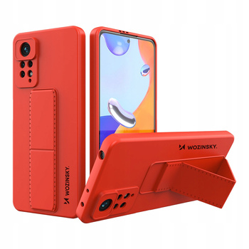 WOZINSKY ETUI SILIKONOWE DO XIAOMI REDMI NOTE 11 PRO Z PRAKTYCZNĄ PODSTAWKĄ