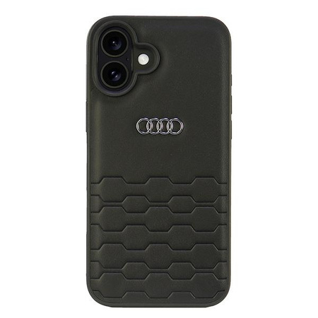 AUDI ETUI CASE DO IPHONE 16 PLUS 6.7 Z SYNTHETIC LEATHER WYTRZYMAŁE OCHRONA