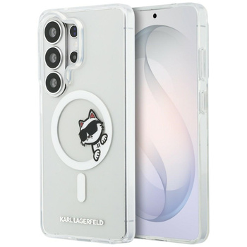 Etui Karl Lagerfeld IML Peekaboo         Choupette MagSafe do Samsung Galaxy S26 Ultra przezroczysty