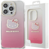 Etui Hello Kitty IML Gradient Electrop Kitty Head na iPhone 14 Pro Max - różowe