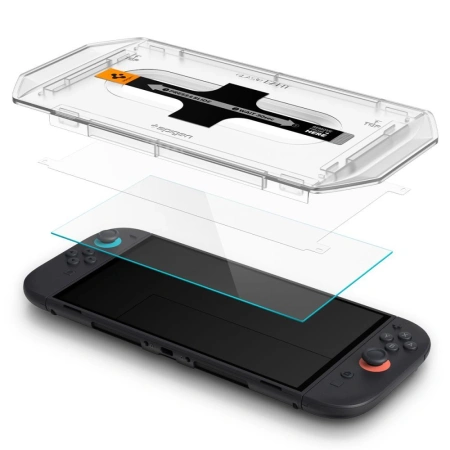 SPIGEN SZKŁO HARTOWANE GLAS.TR EZ FIT 2-PACK DO NINTENDO SWITCH OCHRONA