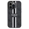 Etui Guess 4G Printed Stripes MagSafe na iPhone 15 Pro Max - czarne