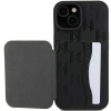 Etui Karl Lagerfeld Saffiano Cardslots and Stand Monogram Choupette do iPhone 15 - czarne