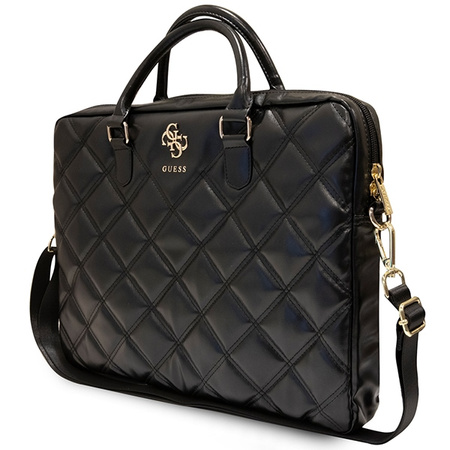 Guess Torba GUCB15ZPSQSSGK 16czarny/black Quilted 4G