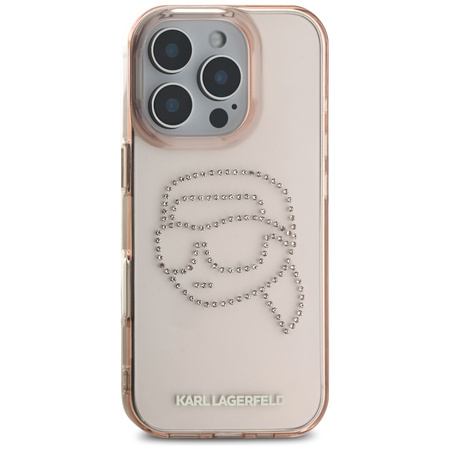 KARL LAGERFELD ETUI RHINESTONES KARL HEAD DO IPHONE 16 PRO WYSOKIEJ
