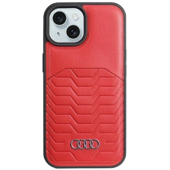 AUDI SYNTHETIC LEATHER CASE DO IPHONE 15 PLUS 14 PLUS DO MAGSAFE ETUI