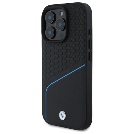 BMW BMHMP16X23RDCLK iPhone 16 Pro Max     6.9 czarny/black hardcase Sign Leather Textured And Line MagSafe