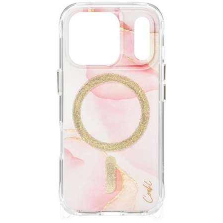 Etui UNIQ Coehl Aeris do iPhone 17 Pro Magnetic Charging różowy