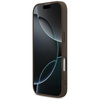 Etui Guess 4G Printed Stripes MagSafe do iPhone 17 brązowy