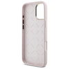 GUESS ETUI SILIKONOWE HARDCASE DO IPHONE 16 PLUS 6.7 Z RAMKĄ LOGO METALOWYM