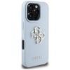 GUESS ETUI TPU DO IPHONE 16 PRO LOGO 4G CLASSIC SMALL Z WZOREM GRANULOWANYM