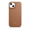 iCarer CE Premium Leather Folio Case skórzane etui iPhone 14 Plus z klapką magnetyczne MagSafe brązowy (WMI14220715-BN)
