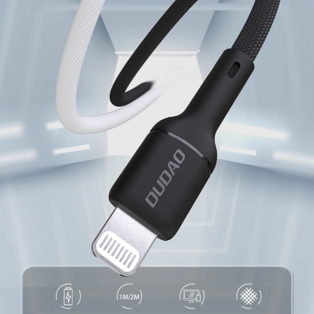 DUDAO KABEL LIGHTNING 30W DO IPHONE 1M Z USB-C DO ŁADOWANIA I PRZESYŁU