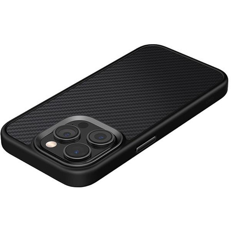 UNIQ etui Keva iPhone 15 Pro Max 6.7" Magclick Charging czarny/carbon black