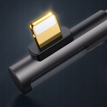 MCDODO KABEL KĄTOWY USB LIGHTNING SZYBKIEGO ŁADOWANIA 36W DO IPHONE 14 1M