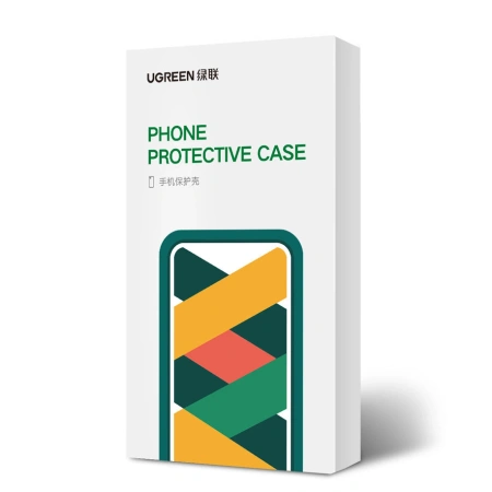 UGREEN ETUI FUSION KICKSTAND CASE DO IPHONE 13 Z ŻELOWĄ RAMKĄ I PODSTAWKĄ