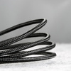 Baseus Cafule Cable wytrzymały nylonowy kabel przewód USB / micro USB QC3.0 2.4A 0,5M czarno-szary (CAMKLF-AG1)