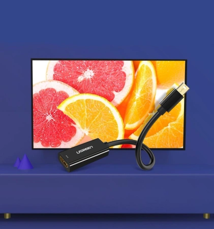 UGREEN ADAPTER MINI DISPLAYPORT HDMI DO MONITORA PC TV 1080P MD112 10460