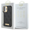 Guess GUHMP16SU4GPRK iPhone 16 6.1 czarny/black hardcase 4G Logo Plate MagSafe
