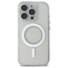 Guess GUHMP16LPFTDTEH iPhone 16 Pro 6.3" biały/white hardcase IML Rhinestones MagSafe