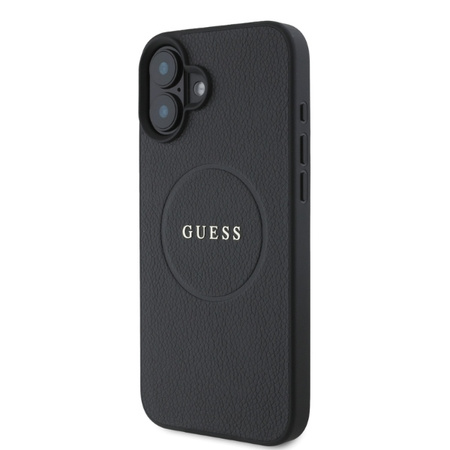 GUESS ETUI HARDCASE DO IPHONE 16 6.1 Z DO MAGSAFE PIERSCIEN ZŁOTY