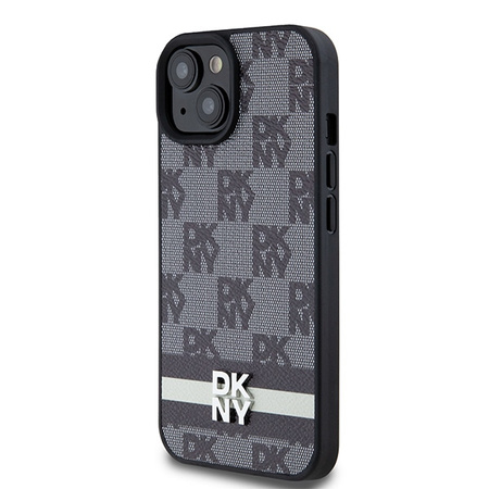 DKNY POKROWIEC DO IPHONE 15 PLUS 14 PLUS 6.7 HARDCASE Z WZOREM MONO STRIPES