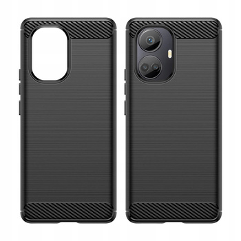HURTEL ETUI CARBON CASE DO REALME 10 PRO+ ELASTYCZNY POKROWIEC SILIKONOWY