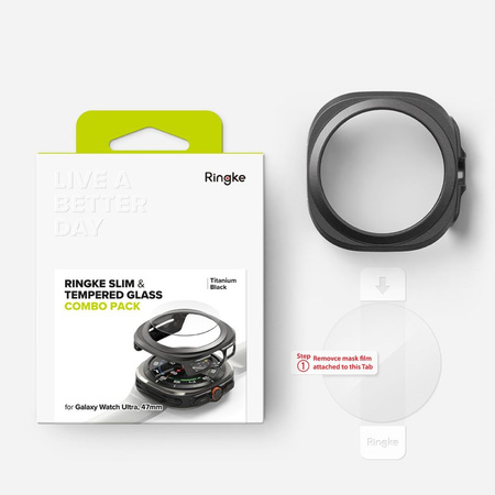 RINGKE SZKŁO HARTOWANE DO GALAXY WATCH ULTRA 47 MM PASUJE DO GALAXY WATCH 5