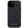 Zestaw Guess GUBPM5P15S4GEMGK iPhone15 6.1 hardcase + Powerbank 5000mAh MagSafe czarny/black 4G Metal Logo