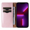 Magnet Strap Case etui iPhone 14 Plus pokrowiec z klapką portfel mini smycz podstawka różowe