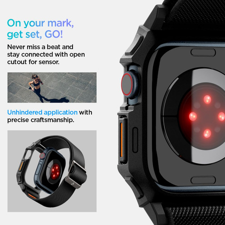 SPIGEN PASEK LITE FIT PRO DO APPLE WATCH 10 (46 MM) ANTYALERGICZNY MATERIAŁ