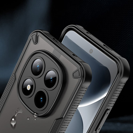 TECH-PROTECT RUGGED SHIELD XIAOMI POCO M8 PRO / REDMI NOTE 15 PRO+ PLUS 5G MATTE BLACK