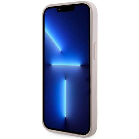 Etui Guess GUHMP14SHGCFSEP na iPhone 14 - różowe GCube Stripes MagSafe