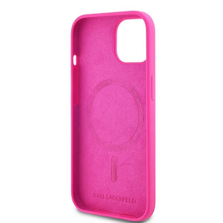 KARL LAGERFELD ETUI KLHMP15MSCHPPLF DO IPHONE 15 PLUS 6.7 HARDCASE SILICONE
