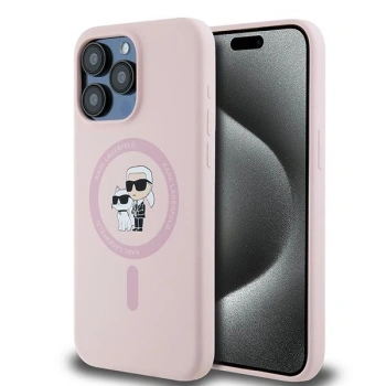 KARL LAGERFELD ETUI HARDCASE SILICONE DO IPHONE 15 PRO MAX 6.7 DO MAGSAFE