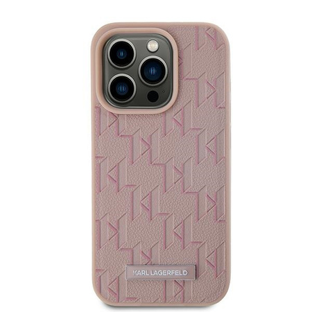 KARL LAGERFELD CASE HARDCASE DO IPHONE 15 PRO 6,1 LEATHER MONOGRAM